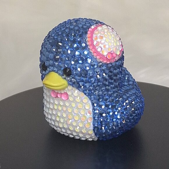 Tuxedo Sam Bling Rubber Duck, Bedazzled Tuxedo Sam, Hello Kitty Friends, Bling - Picture 3 of 7